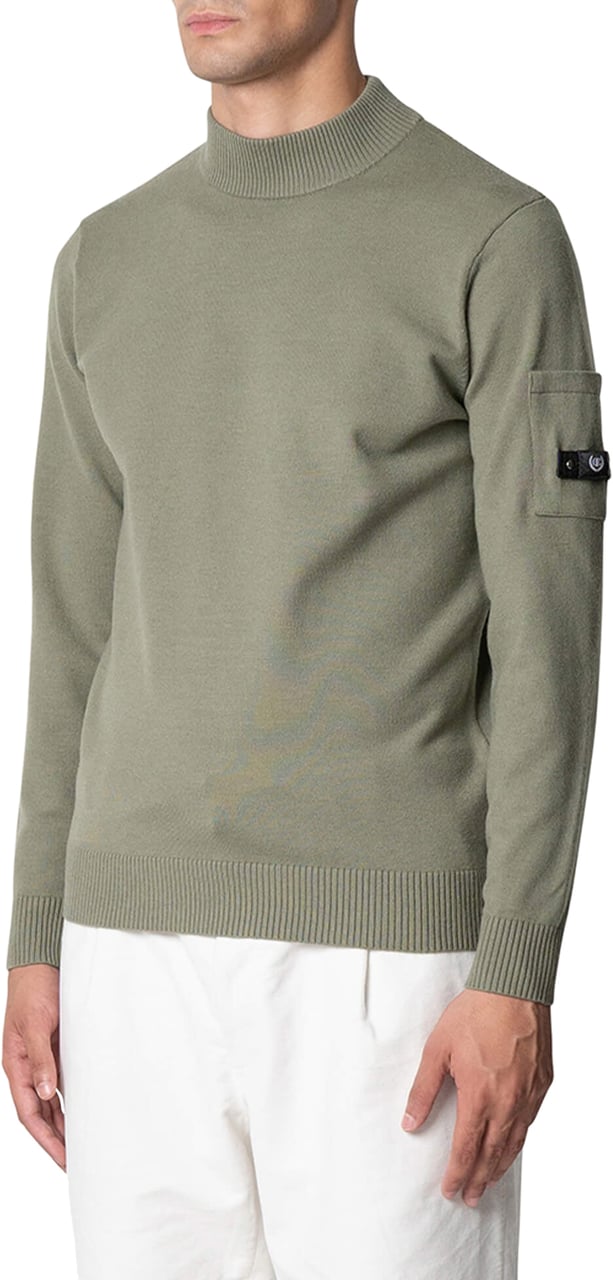 Quotrell Cannes Knitted Sweater | Olive Groen