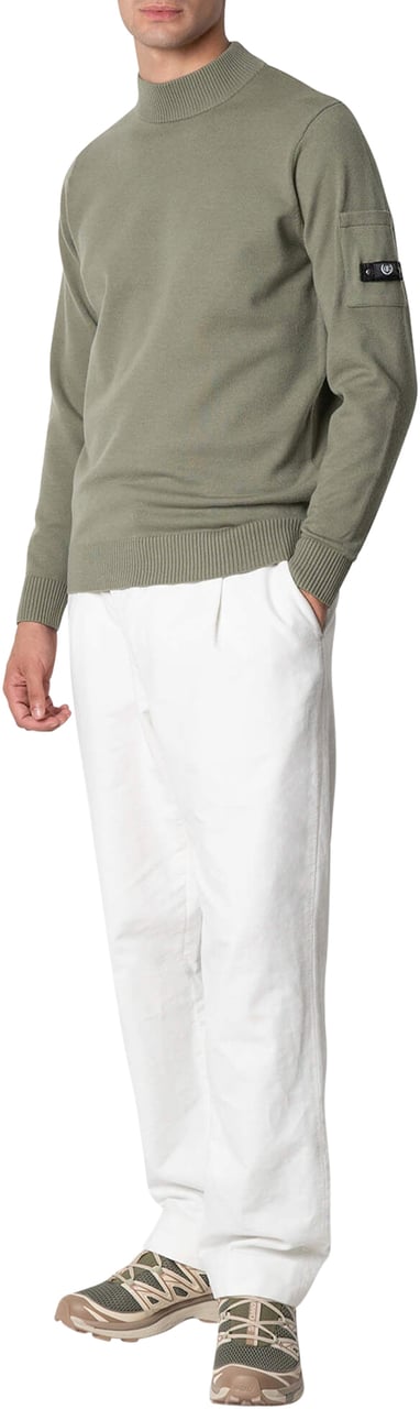 Quotrell Cannes Knitted Sweater | Olive Groen