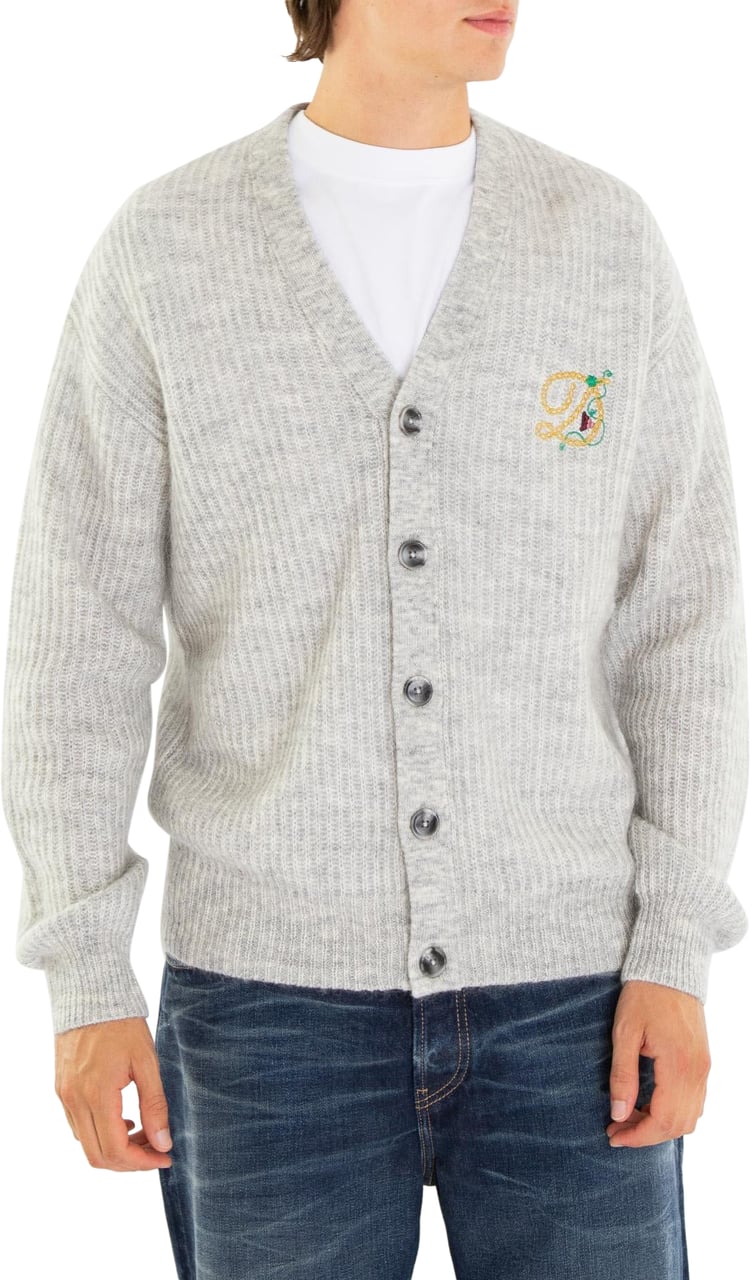 Drôle de Monsieur Heren Le Cardigan D Raisin Grijs