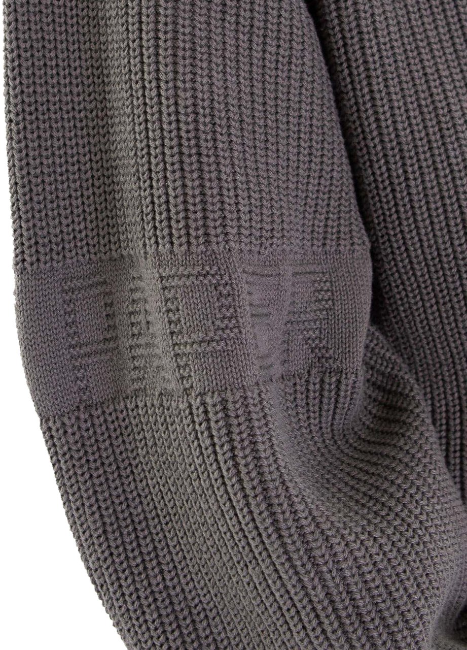 Daily Paper Heren Band Knit Sweater Grijs