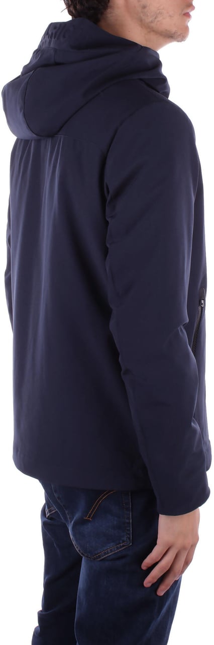 Woolrich Coats Melton Blue Blauw