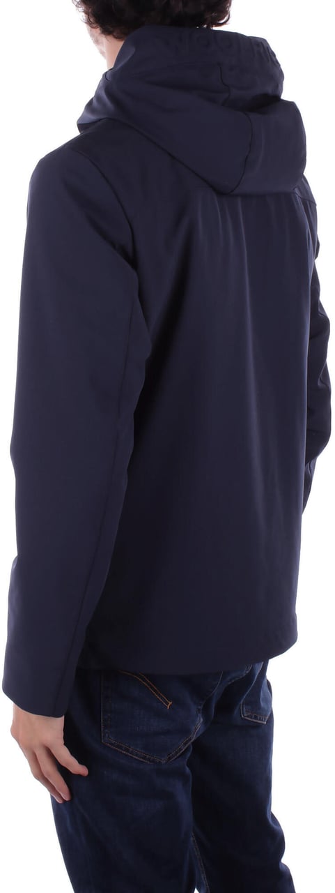 Woolrich Coats Melton Blue Blauw