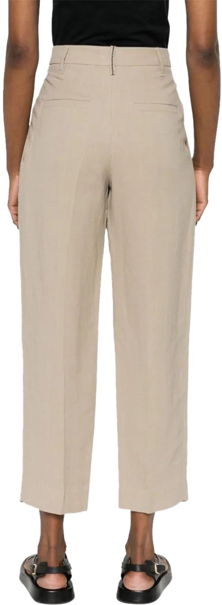 Brunello Cucinelli Pantalone Beige