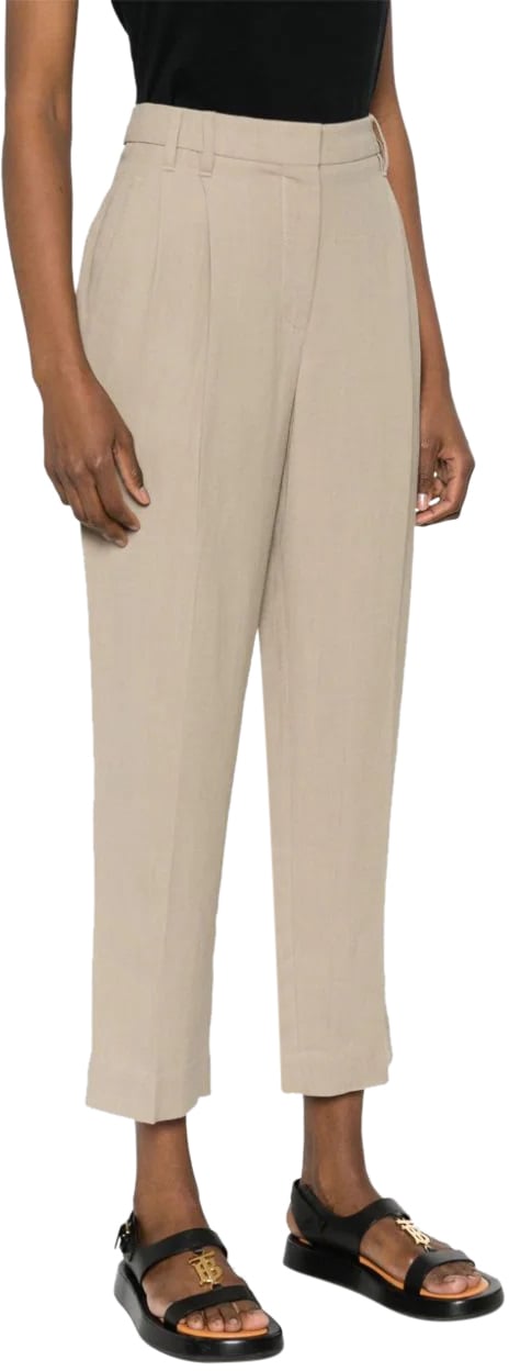 Brunello Cucinelli Pantalone Beige
