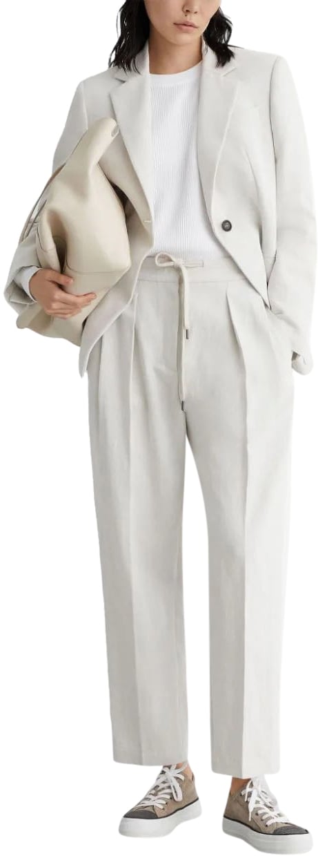 Brunello Cucinelli Pantalone Wit