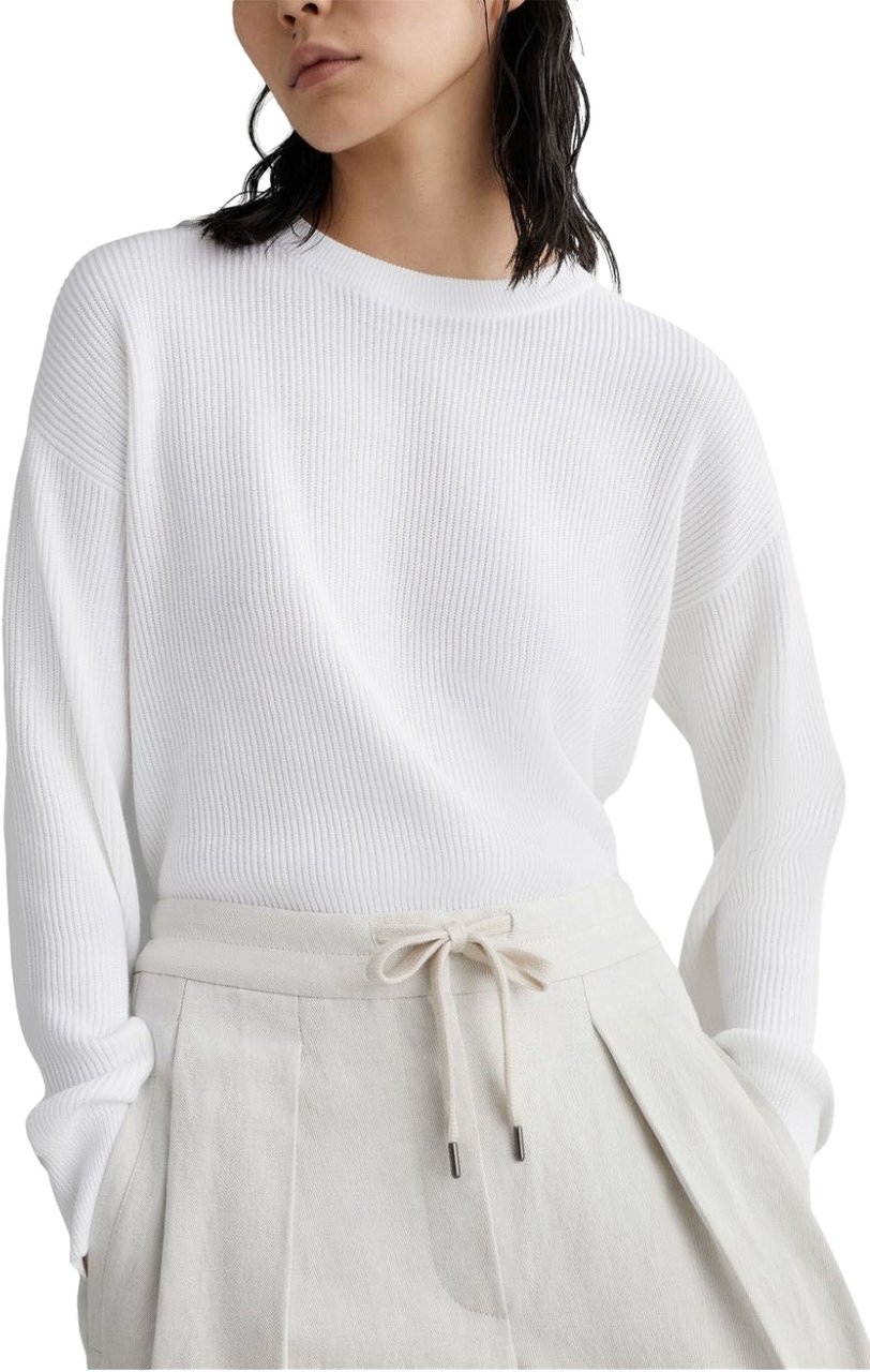 Brunello Cucinelli Pantalone Wit