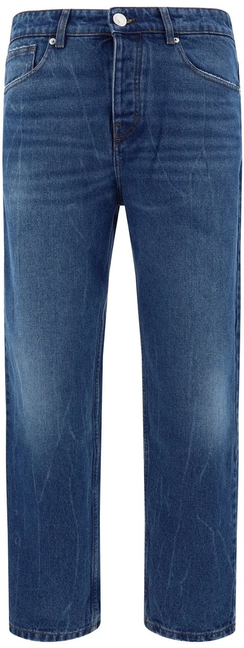 AMI Paris Trousers Blue Blauw