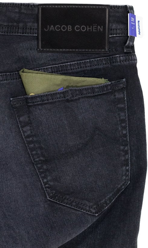 Jacob Cohen jeans Nick Slim Zwart