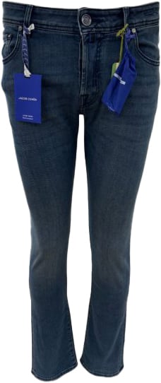 Jacob Cohen Nick Slim 912 Blauw