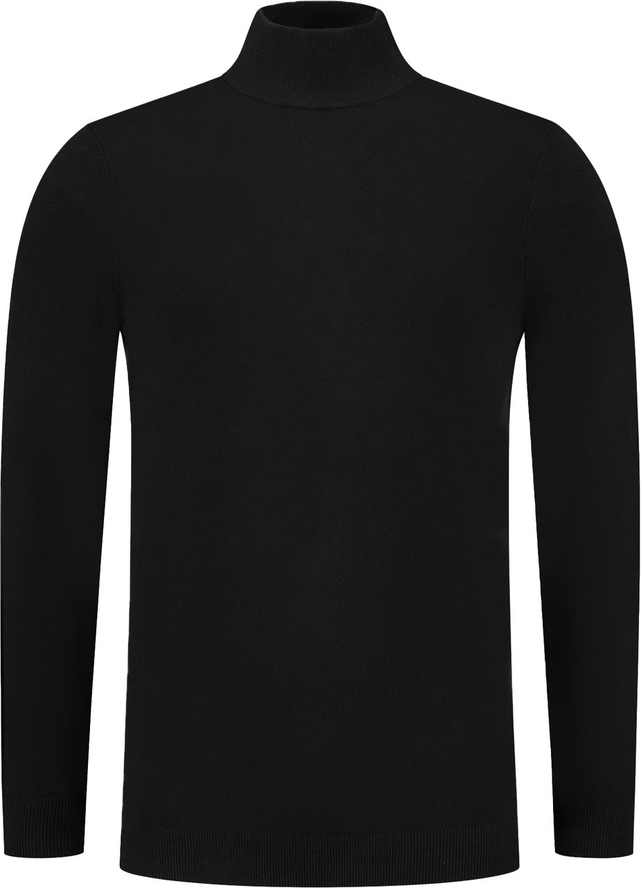 Pure Path Mock neck black Zwart