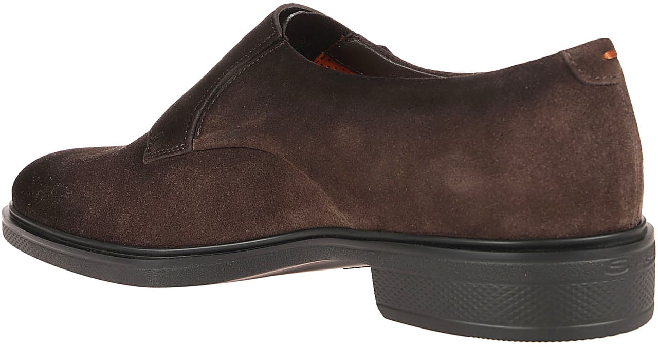 Santoni Easy Monk-strap Loafers Brown Bruin