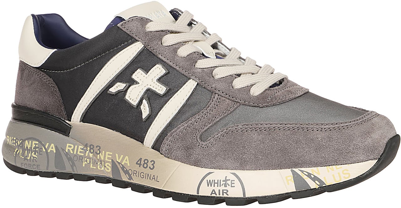 Premiata Lander Sneakers Grey Grijs