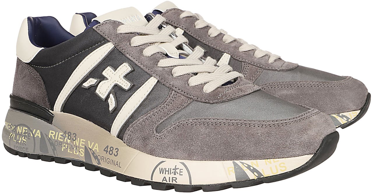 Premiata Lander Sneakers Grey Grijs