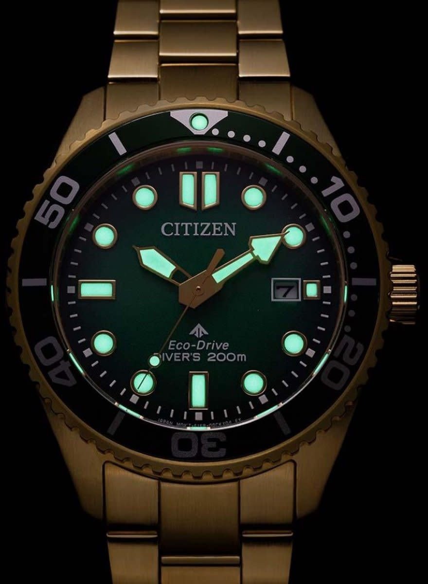 Citizen BN0262-59W Promaster Marine horloge Groen