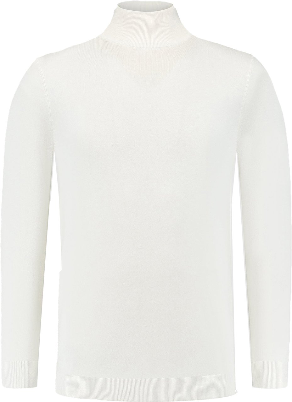 Pure Path Mockneck Off White Wit