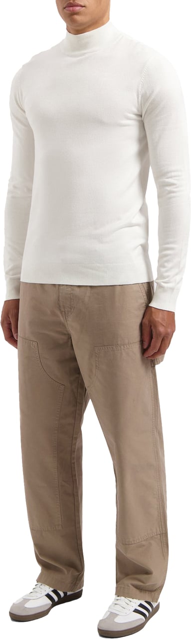 Pure Path Mockneck Off White Wit