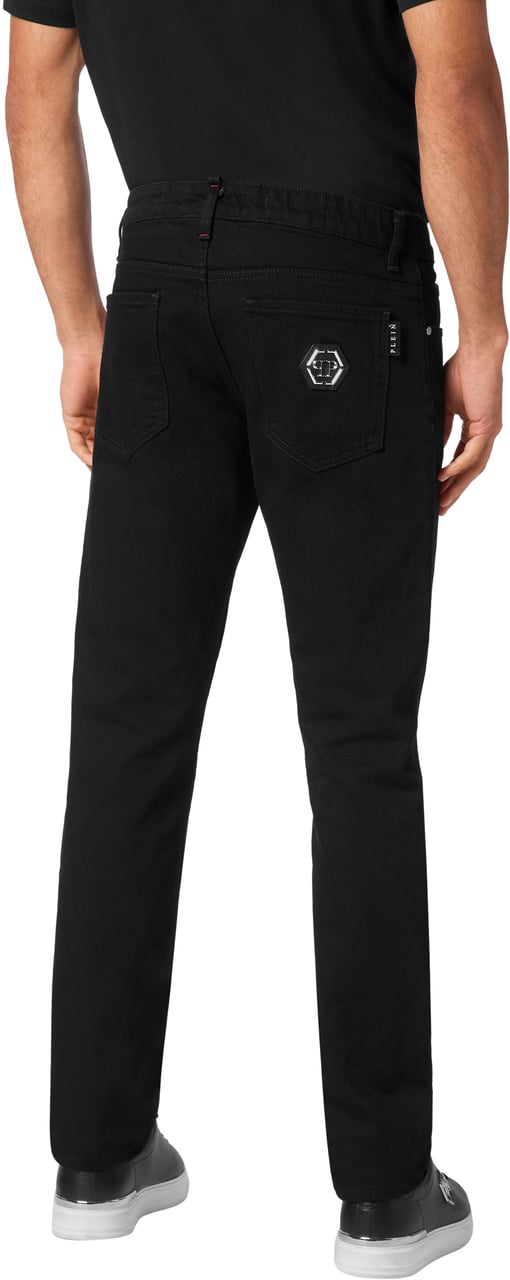 Philipp Plein Jeans Jet Black Zwart