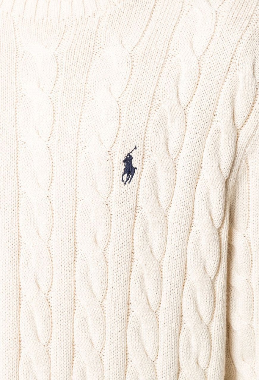 Ralph Lauren Cable Knit Classic Andover Cream Beige