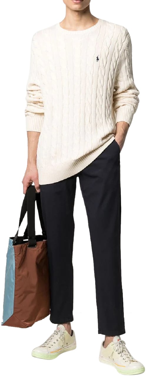 Ralph Lauren Cable Knit Classic Andover Cream Beige