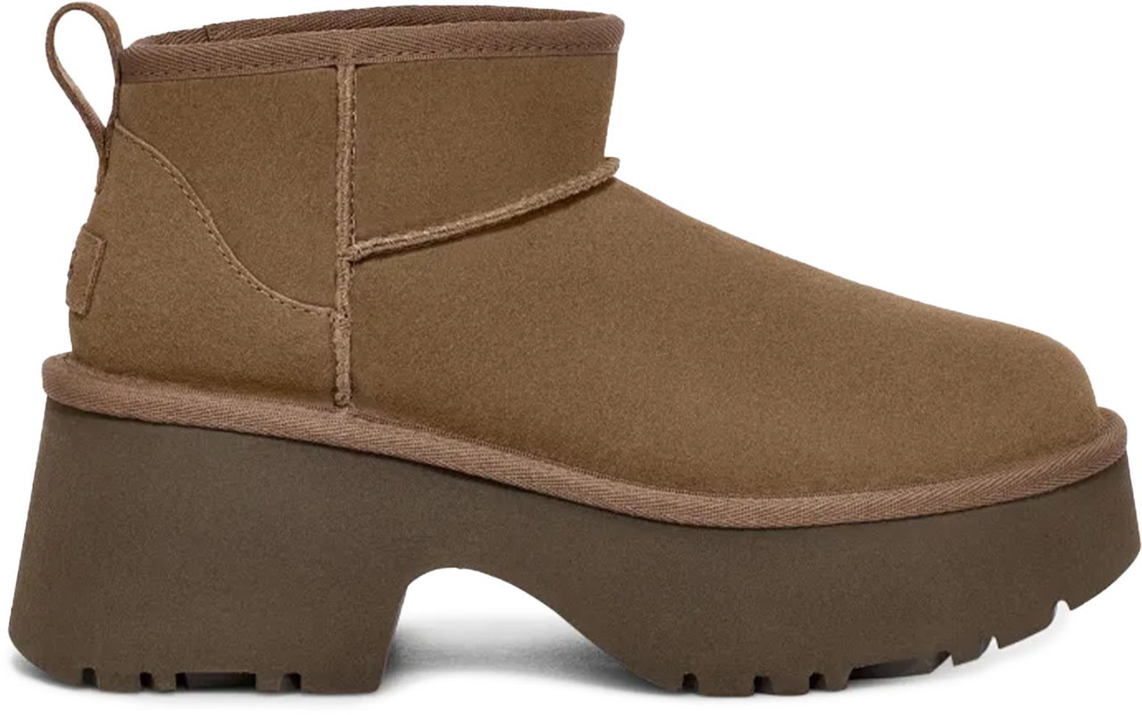 UGG Dames Ultra Mini New Height Hickory Bruin
