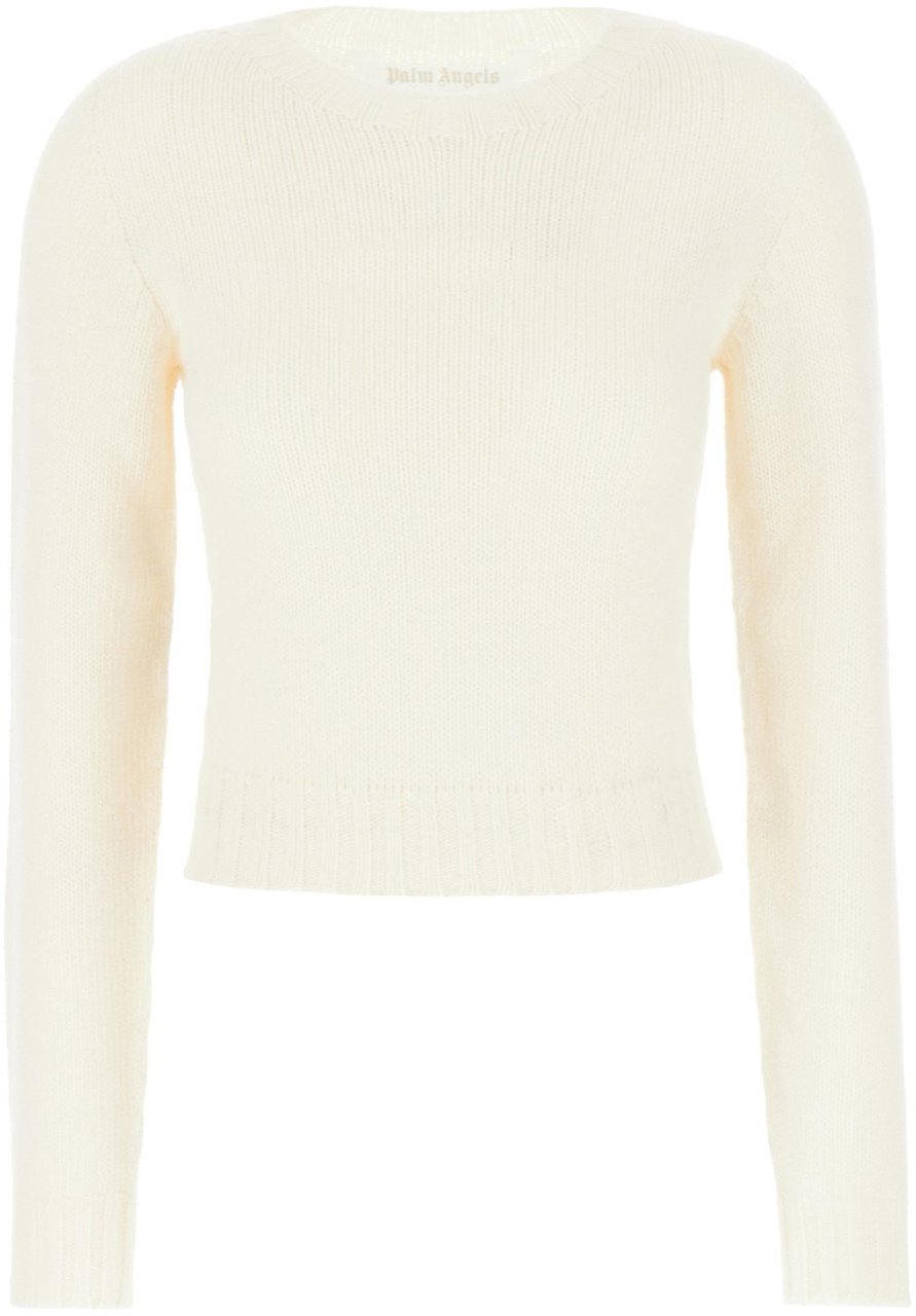 Palm Angels Palm Angels Ivory wool blend sweater Neutraal