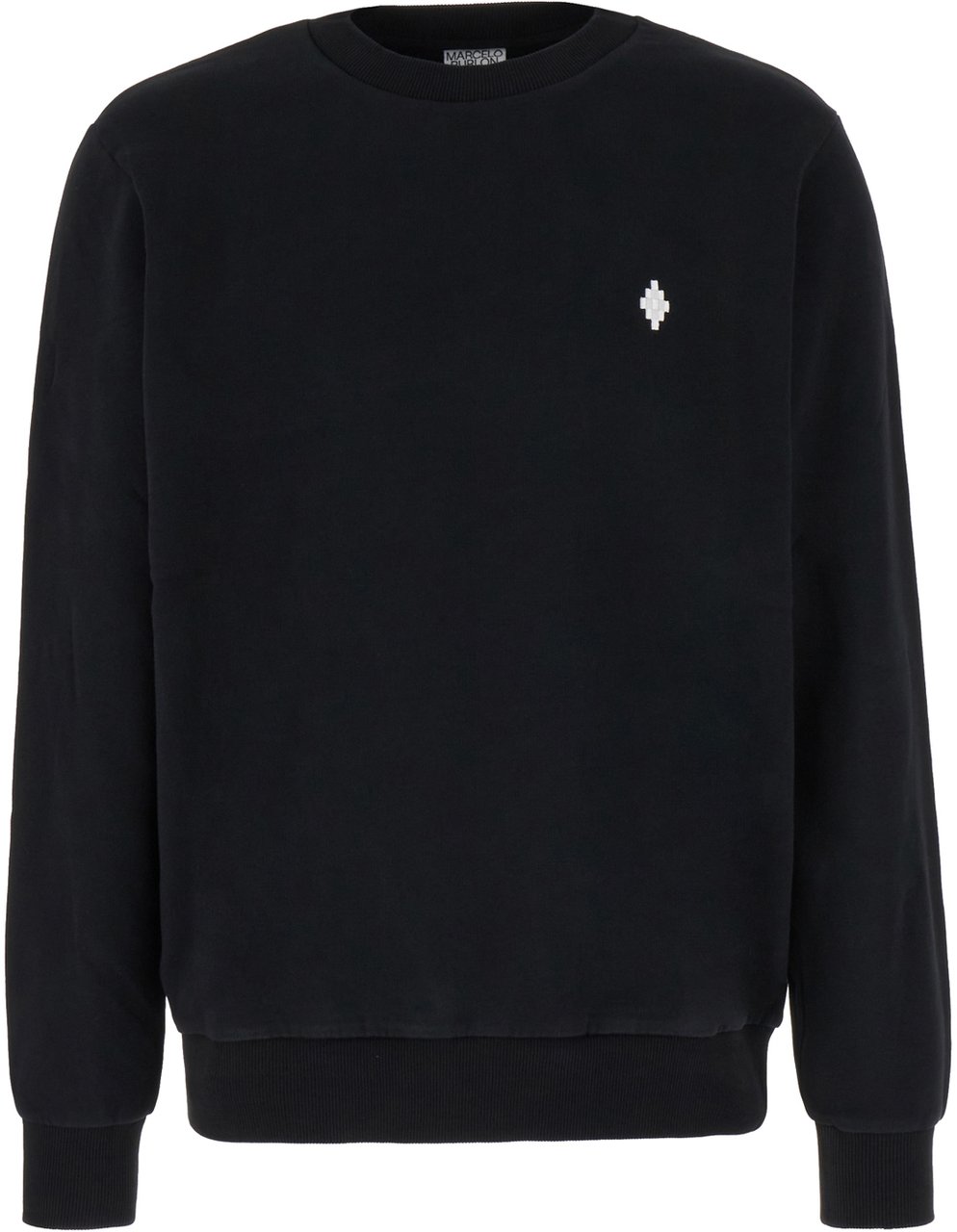 Marcelo Burlon Marcelo Burlon Black stretch cotton sweatshirt Zwart