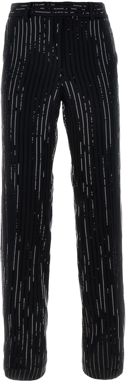 Michael Kors Michael Kors Black triacetate blend pant Zwart