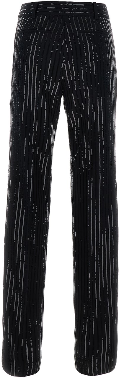 Michael Kors Michael Kors Black triacetate blend pant Zwart