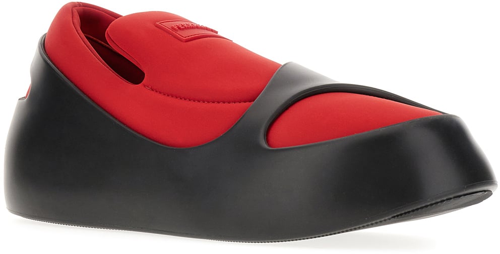 Ferragamo Ferragamo Two-tone neoprene and rubber slip ons Divers