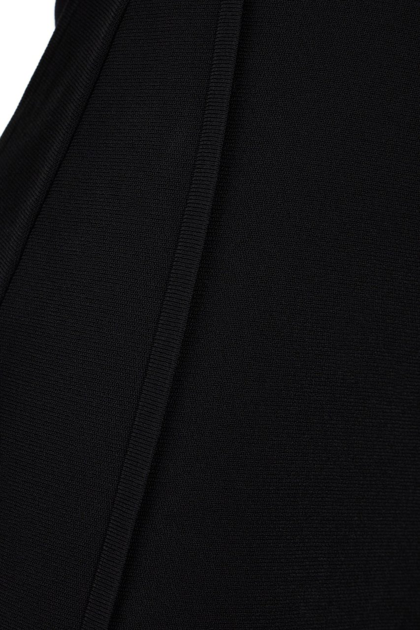Stella McCartney Stella McCartney Black viscose blend mini dress Zwart