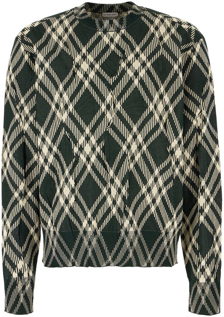 Burberry Burberry Embroidered cotton blend sweatshirt Divers