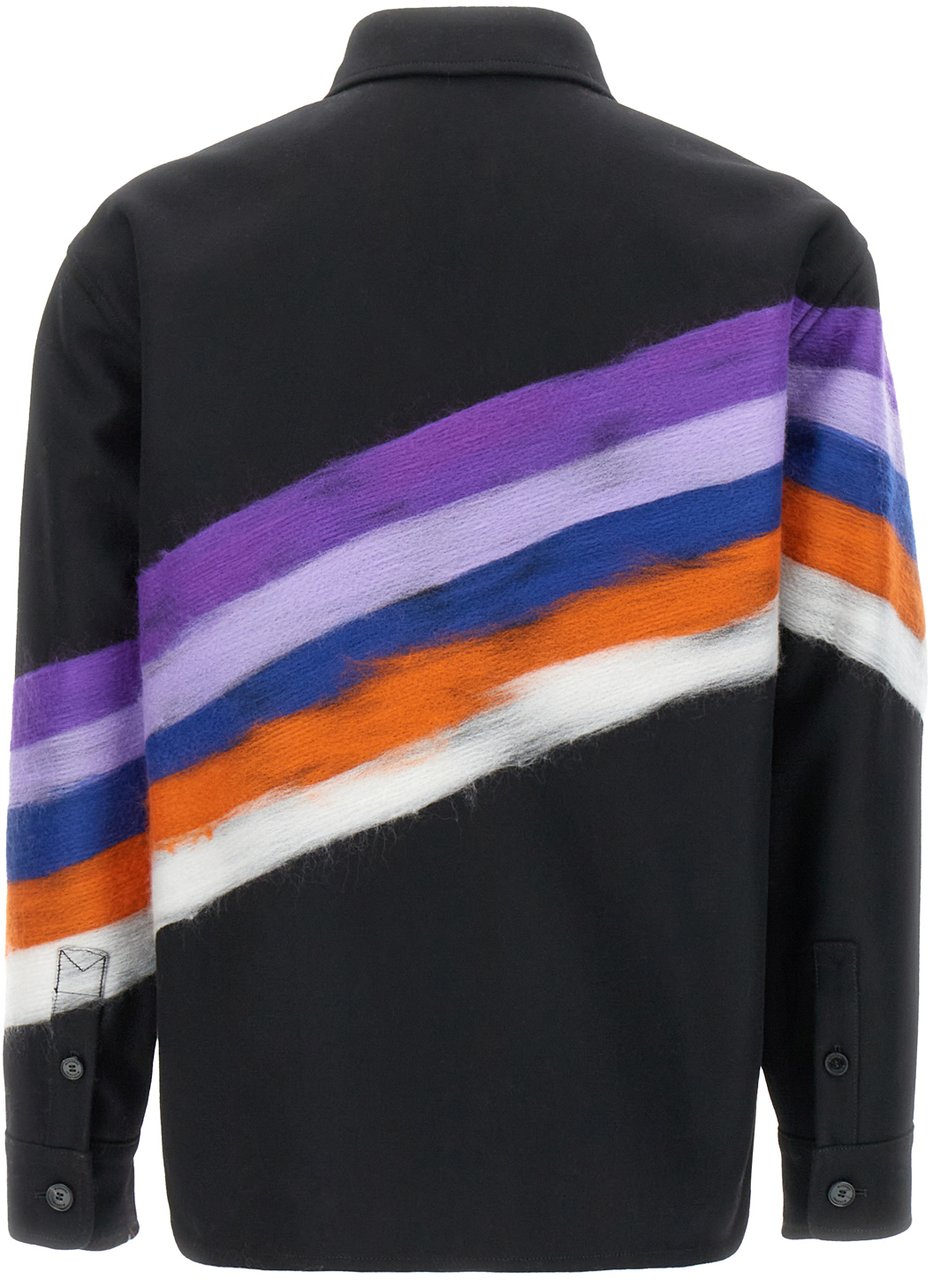 Missoni Missoni Black wool blend oversize shirt Zwart