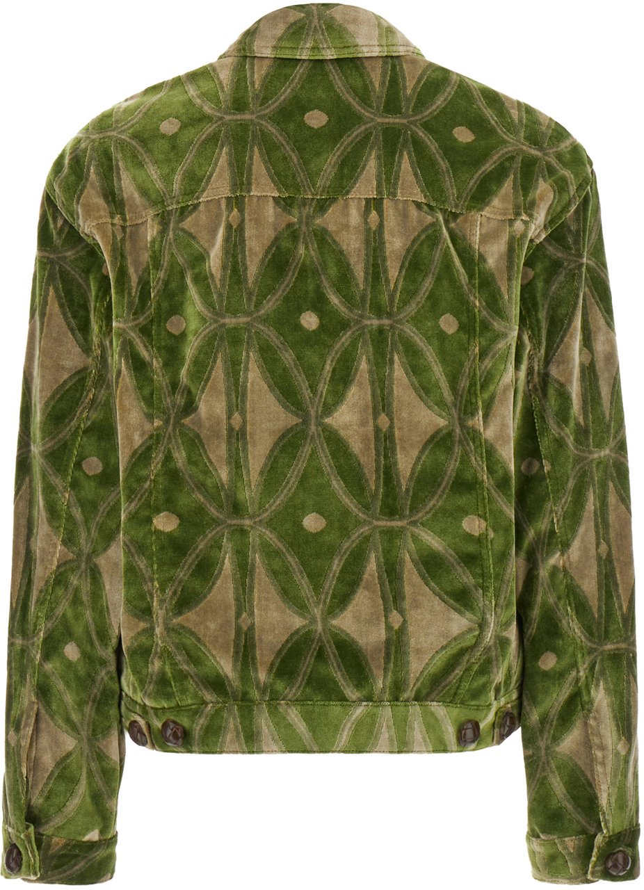 Etro Etro Embroidered velvet oversize jacket Divers