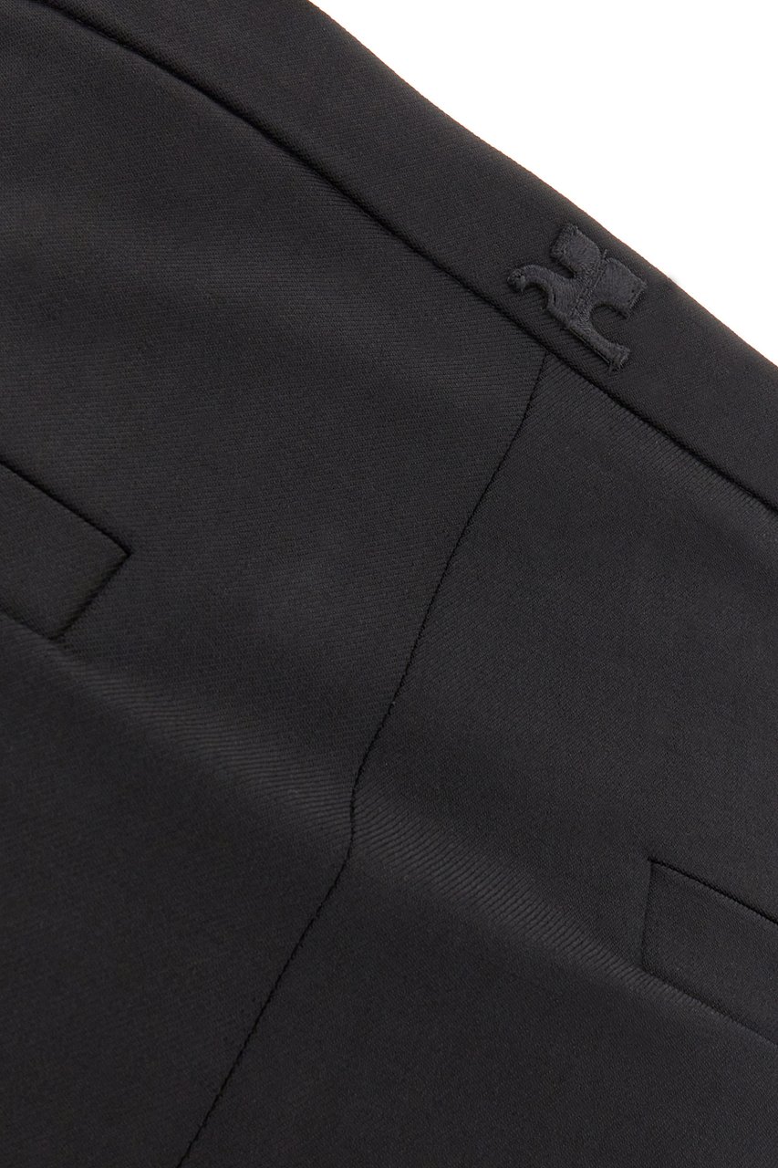 COURREGES Pantaloni Chaps Zwart