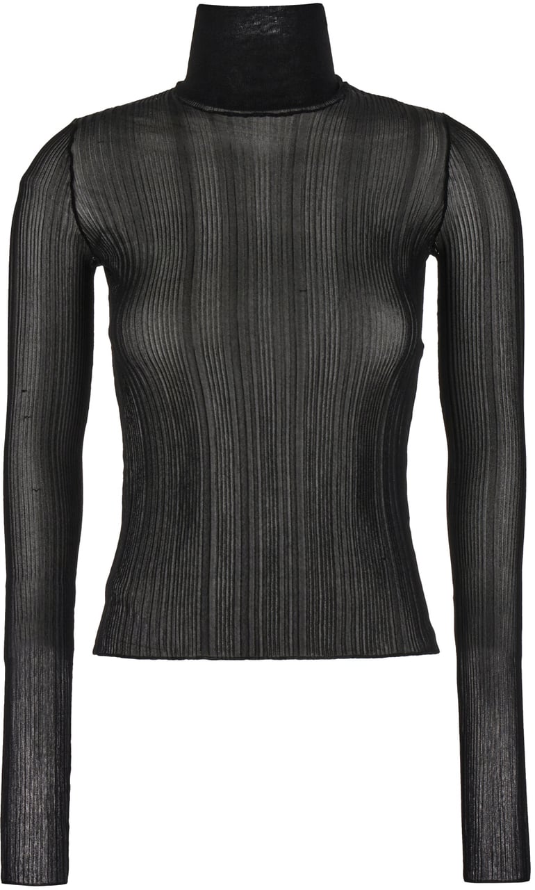 Givenchy Top Rolled Neck Zwart