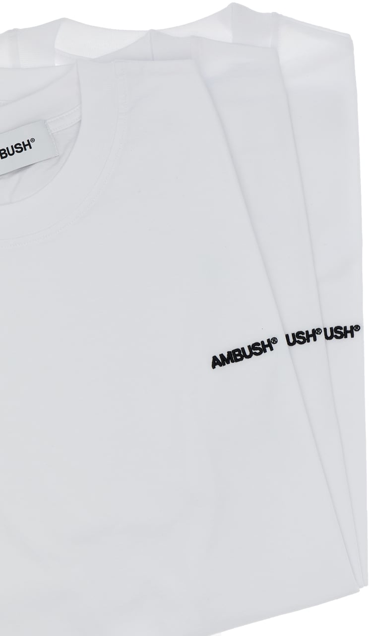 AMBUSH AMBUSH White cotton t-shirt set Wit