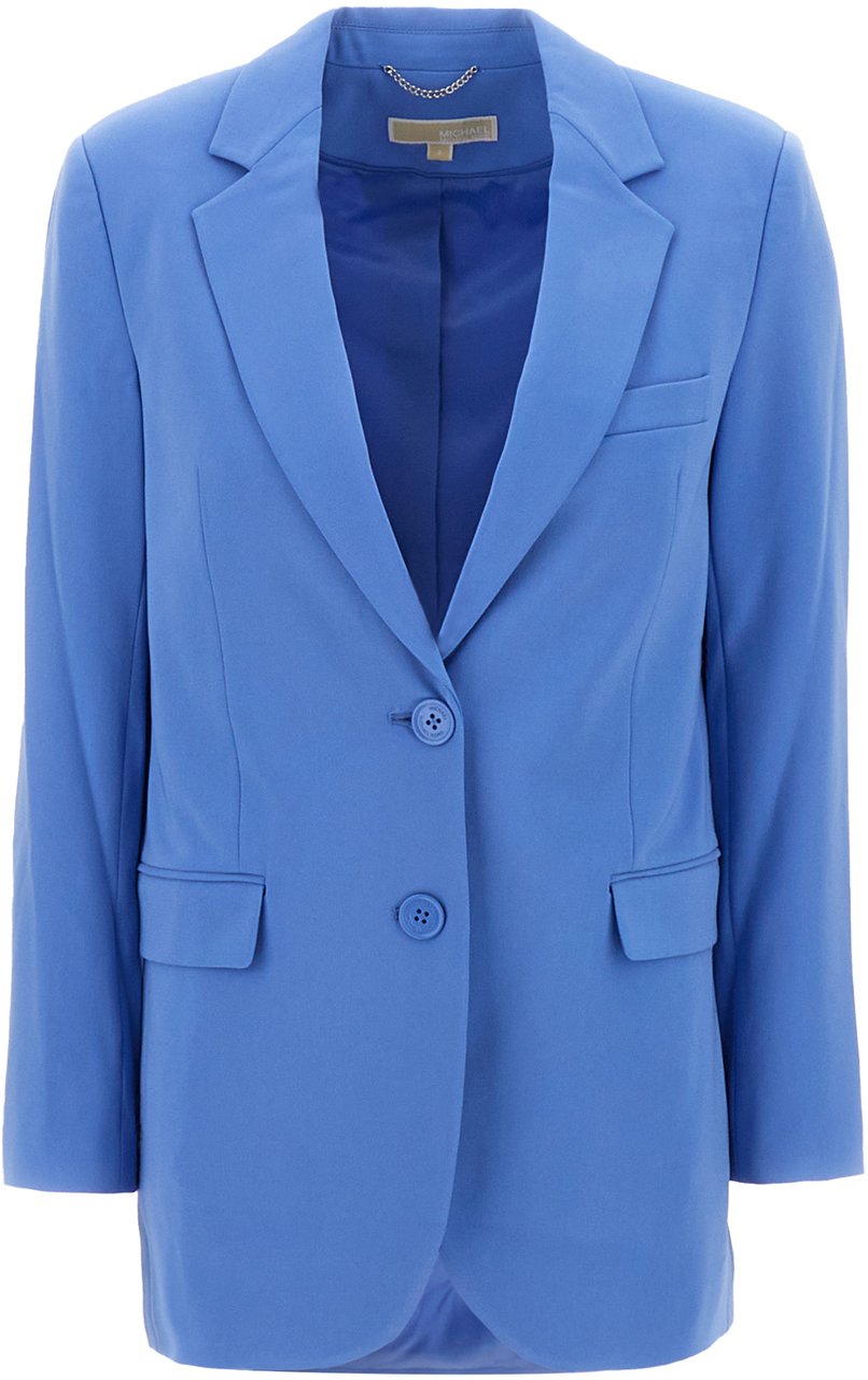 Michael Kors Michael Kors Cerulean triacetate blend blazer Lichtblauw