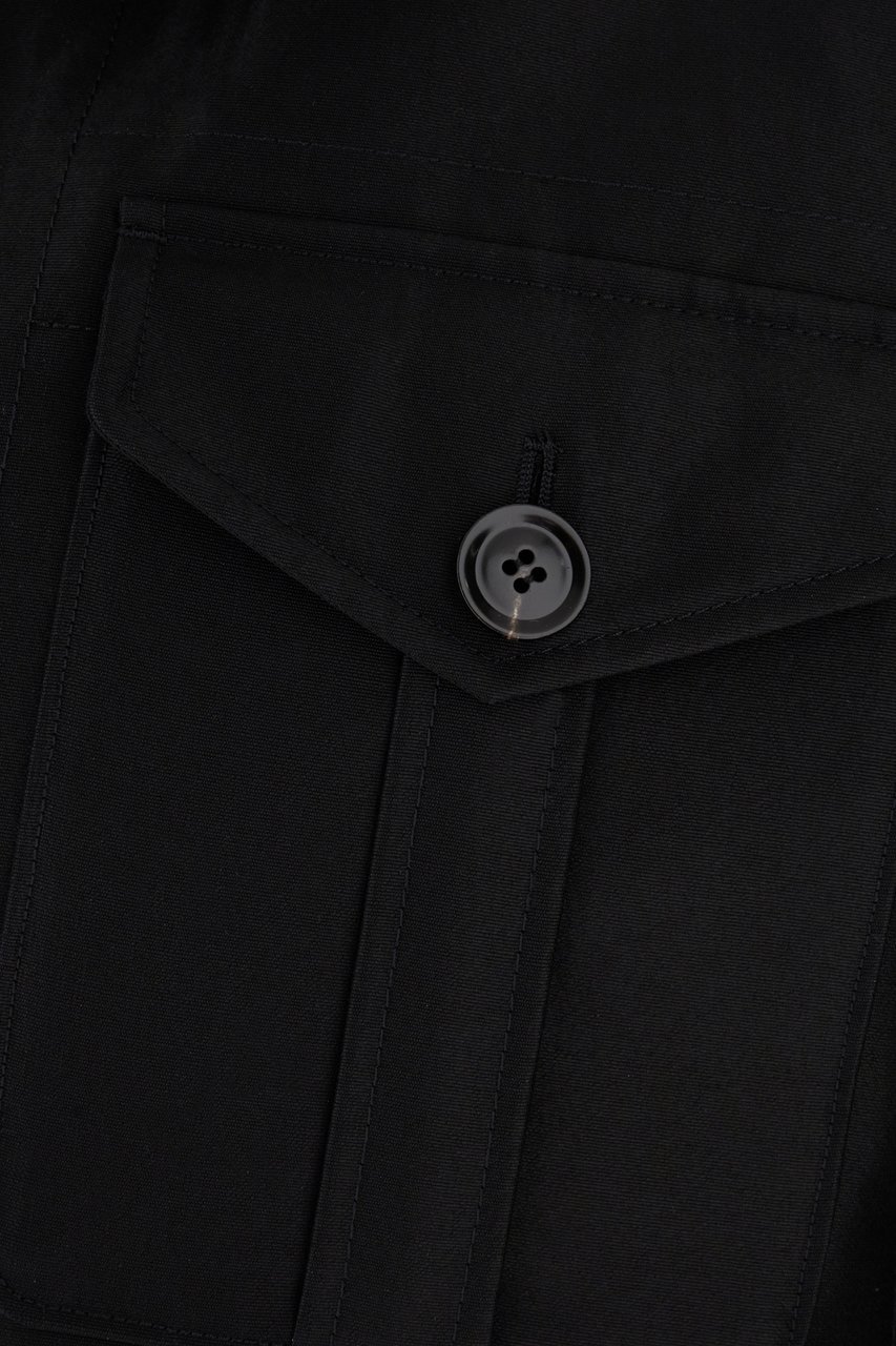 Tom Ford Giacca in Lana e Seta Zwart