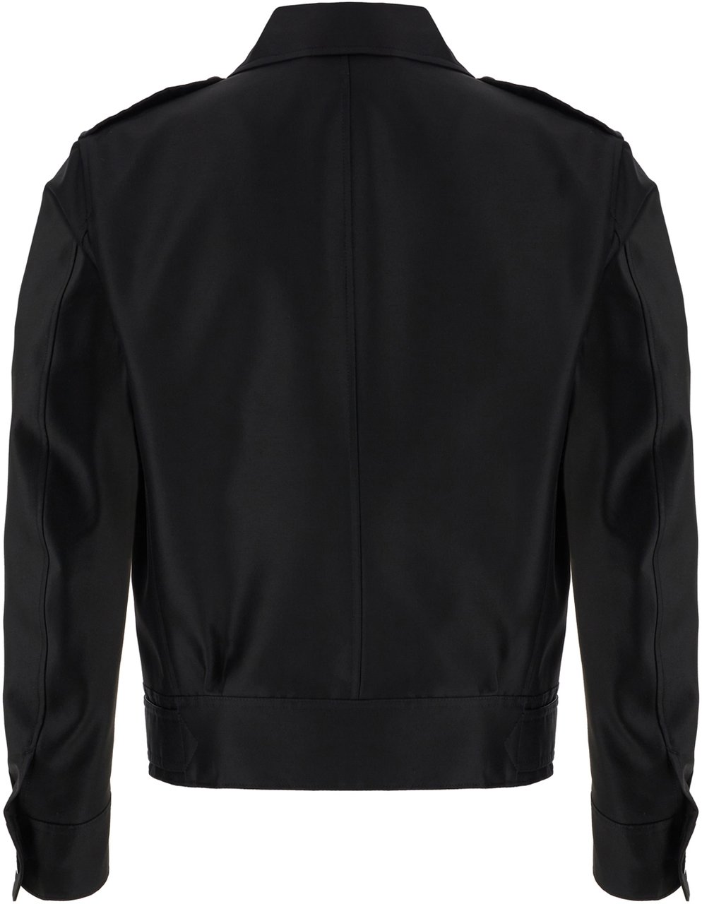 Tom Ford Giacca in Lana e Seta Zwart