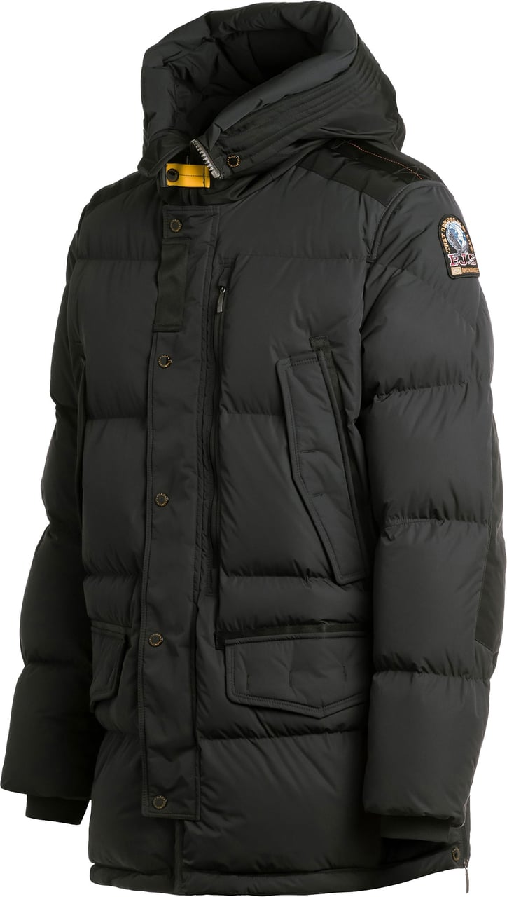 Parajumpers Harraseeket Hooded Down Parka Black Zwart