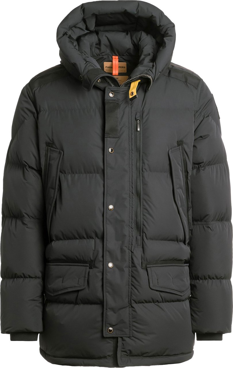 Parajumpers Harraseeket Hooded Down Parka Black Zwart