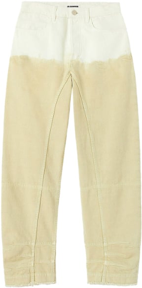 Jil Sander Trousers White/beige Wit