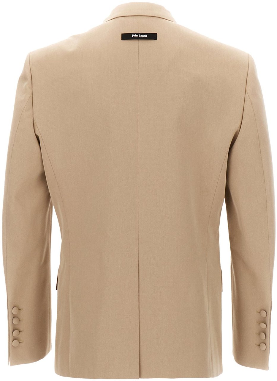 Palm Angels Palm Angels Cappuccino cotton blend blazer Beige