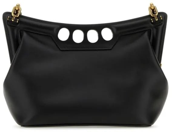 Alexander McQueen The Peak Small Bag Zwart