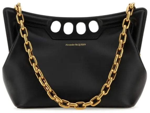 Alexander McQueen The Peak Small Bag Zwart