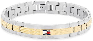 Tommy Hilfiger TJ Nelson H-Link Bracelet Staal Zilver