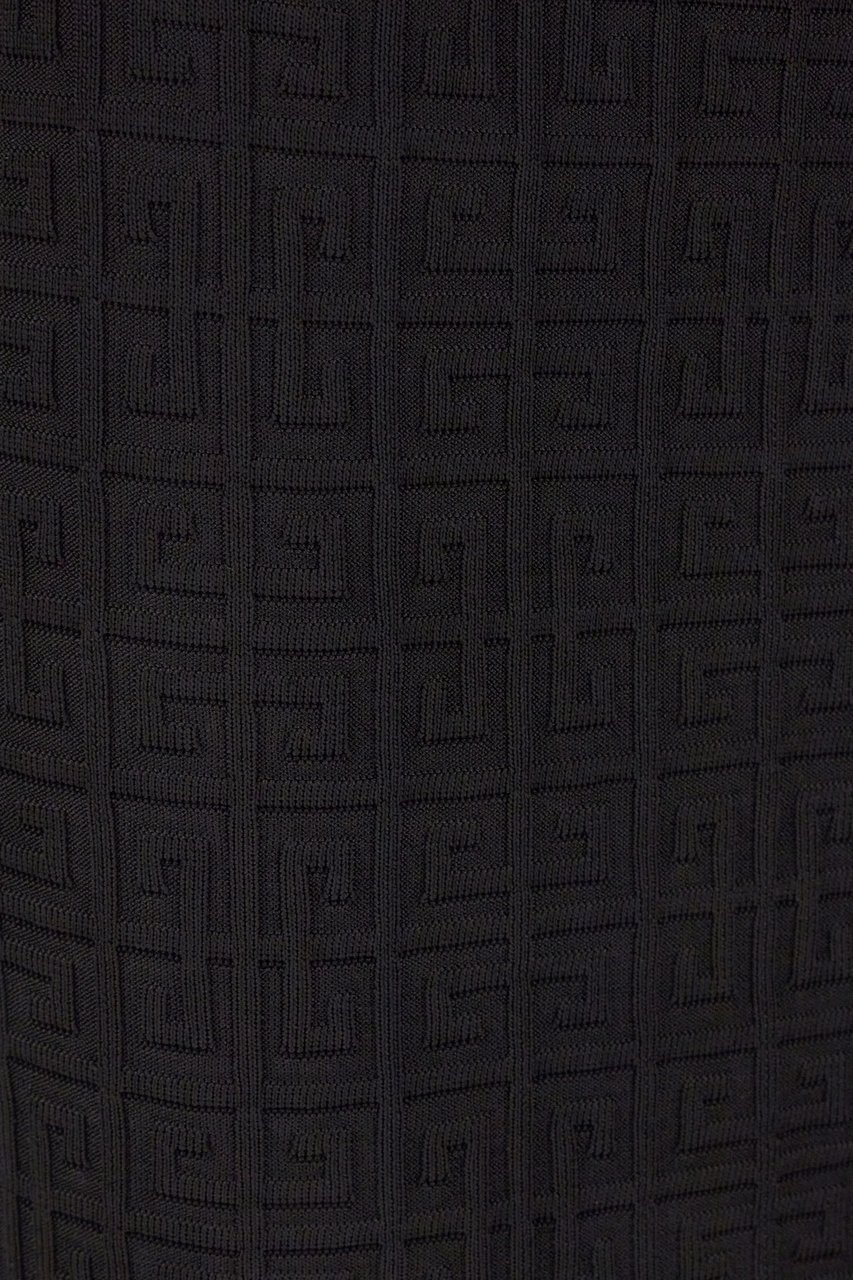 Givenchy Givenchy Black stretch viscose blend skirt Zwart