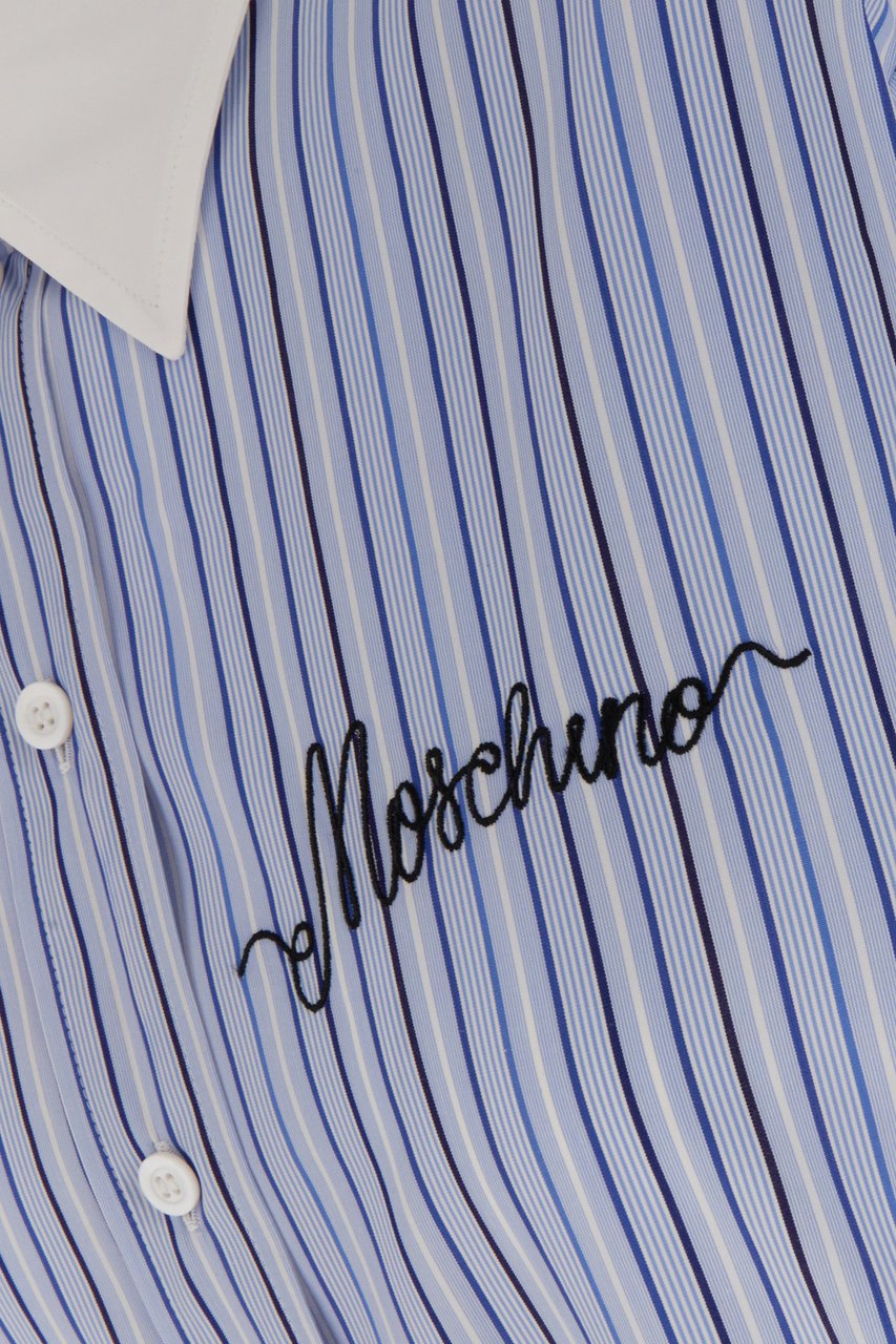 Moschino Moschino Printed poplin shirt dress Divers