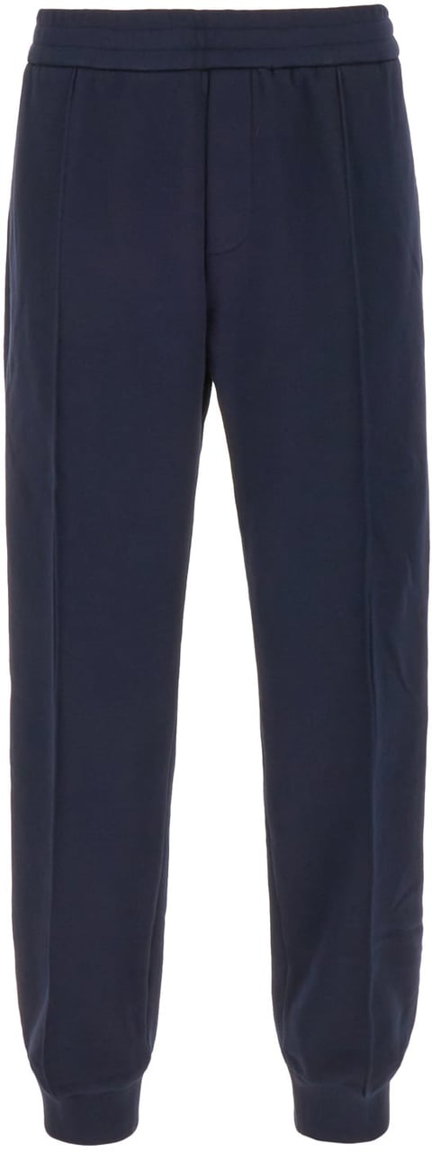 Versace Versace Midnight blue cotton joggers Blauw