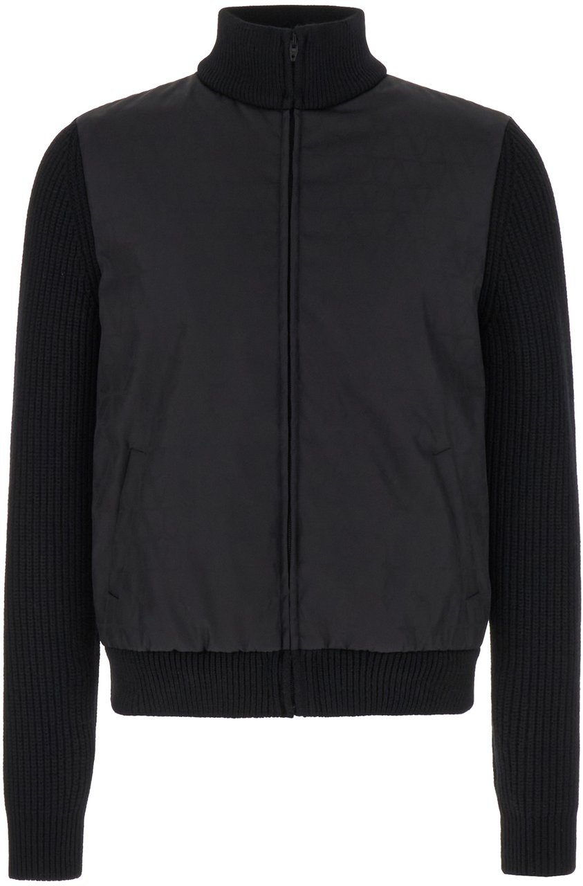 Valentino Valentino Black wool cardigan Zwart